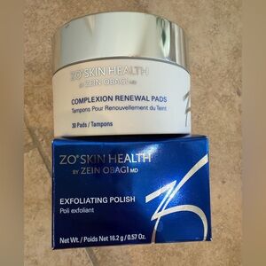Zo Skin heath by Zein Obagi exfoliating Polish and Renewal Pads Set -